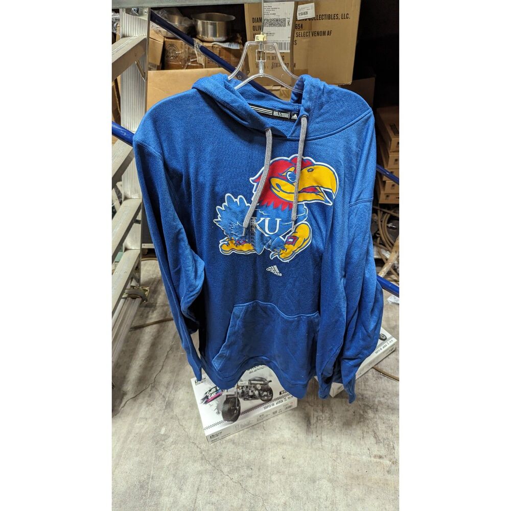 Kansas University Jayhawks Adidas Hoodie XL